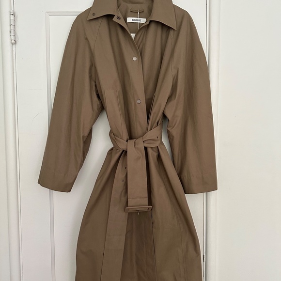Birrot Mool Khaki Trench - Picture 3 of 5